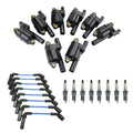 Set of 8 NGK Ignition Coil Wires & Iridium Spark Plugs for Ascender Envoy Rainier V8