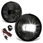 Smoked Lens LED Fog Light Bumper Lamp for GMC Sierra 1500 2500HD 3500HD (2007–2014)