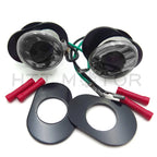 Smoke Flush Mount LED Turn Signals for Kawasaki ZZR600 (2005–2006)