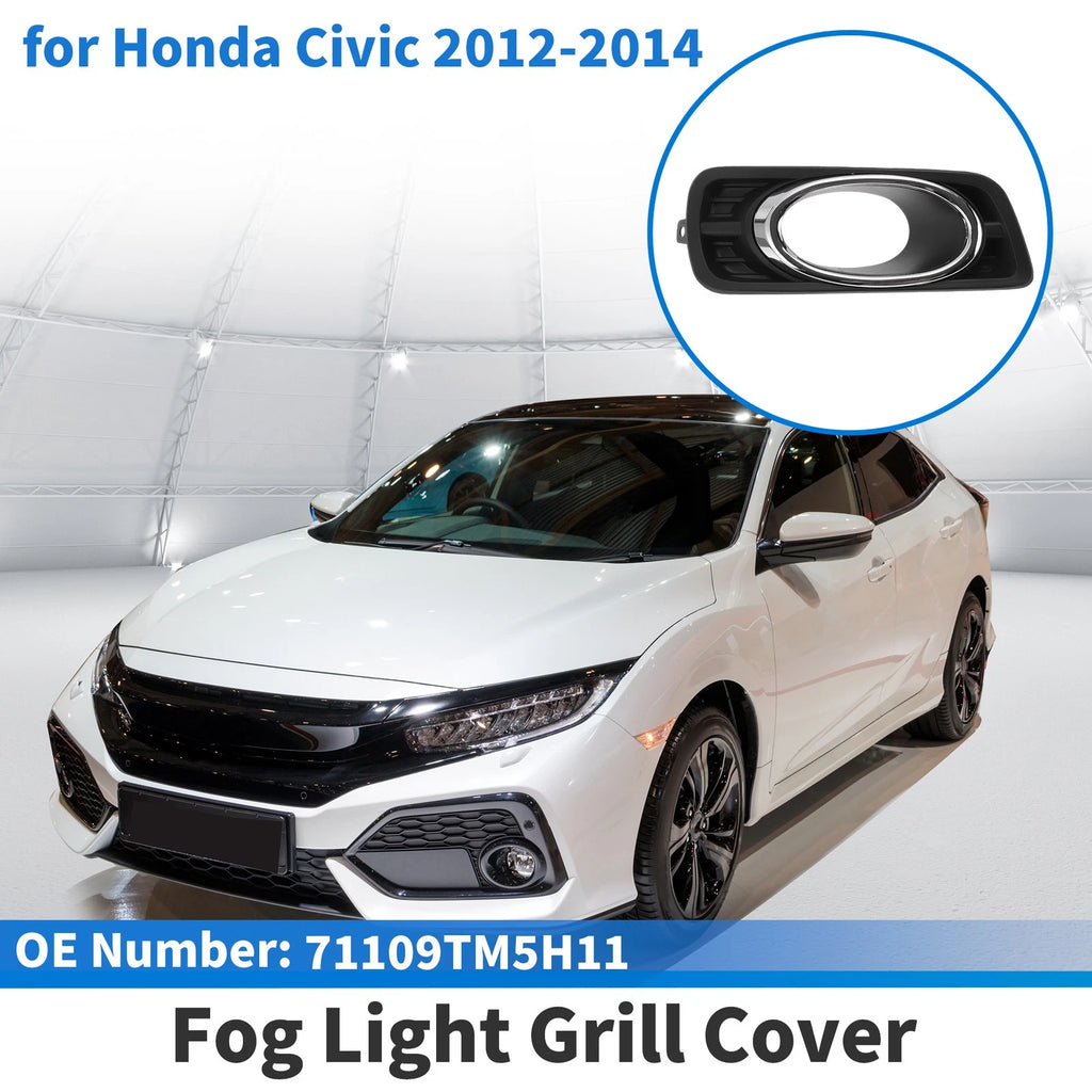 Front Left Fog Light Grill No. 71109TM5H11 for Honda Civic (2012–2014)