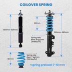 Coilovers 24 Click Damper Shocks Kit for BMW 3 Series (1992-1999)