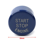 Blue Engine Start Stop Button Cover Trim for BMW 5 Series G30 (2017-2023)