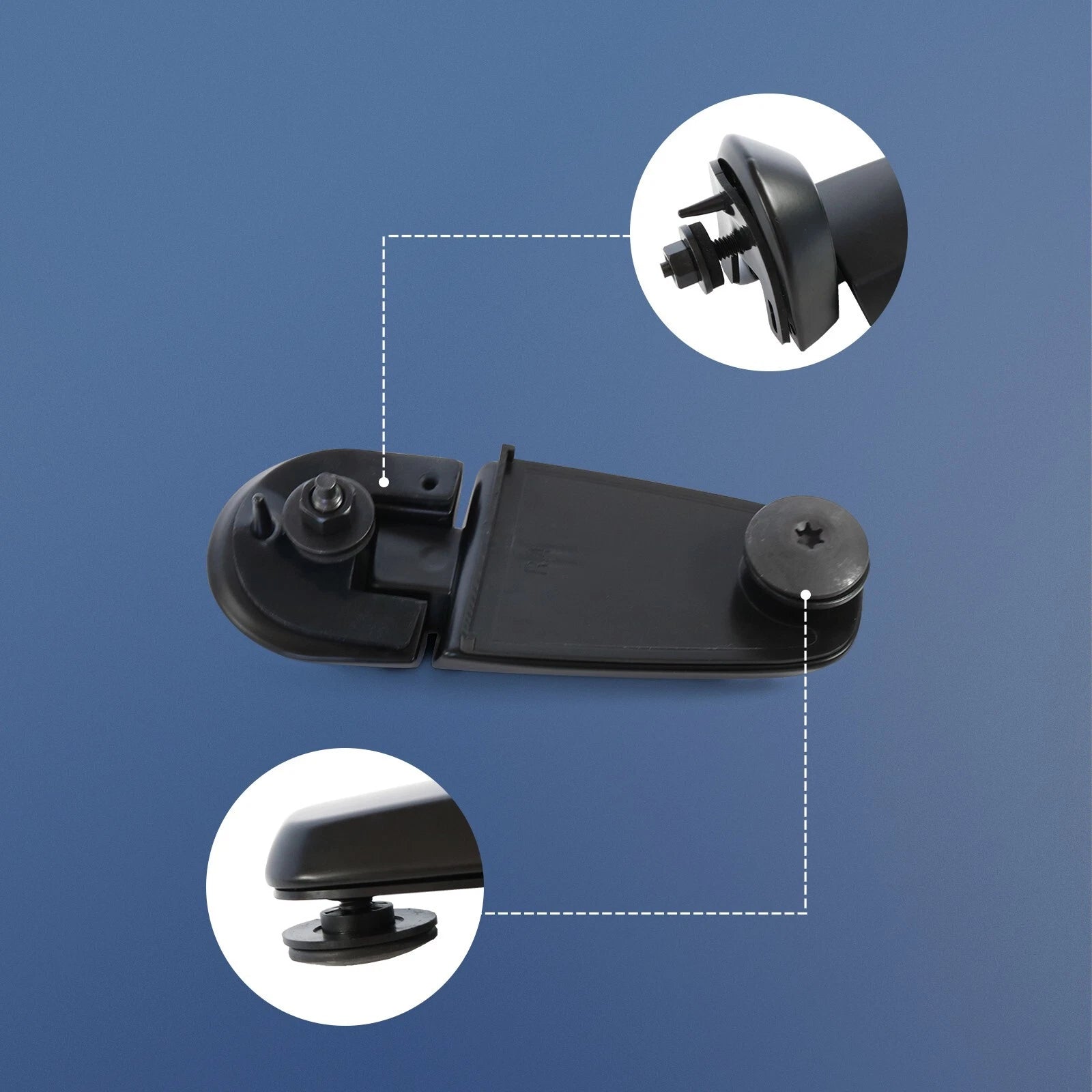 Set of 2 Rear Lift Gate Glass Window Hinges for Ford Explorer