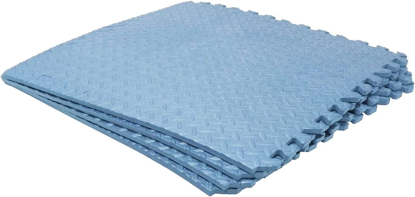 6 Interlocking EVA Foam Exercise Mats for Gym Floor Fitness Yoga