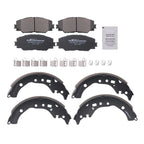 Front Brake Pads & Rear Shoes Set for Scion xD (2008–2014) / Toyota Corolla (2009–2019)