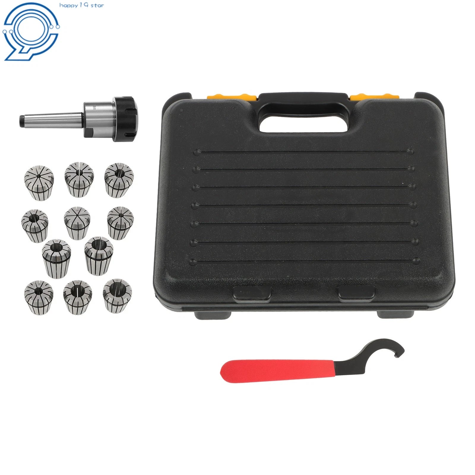 Set of 11 ER32 Collets for MT2 Arbor (1/8 Inch to 3/4 Inch)