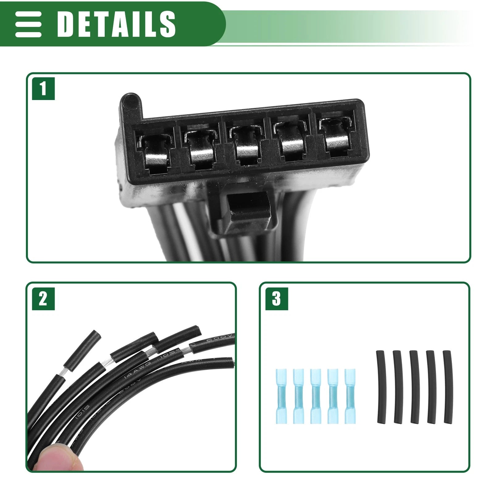 Blower Motor Resistor Connector for Chevrolet (1995–2005) 12167129