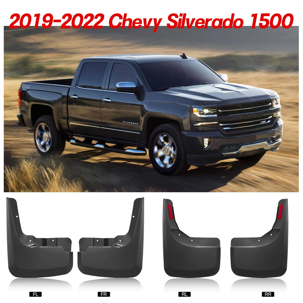 Mud Flap Delete Cover for Chevy Silverado 1500 (2019-2024)
