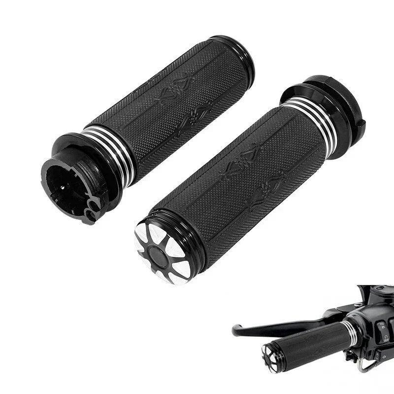 Handlebar Hand Grips for Harley Touring Road King Sportster XL883 XL1200