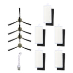 Set of 4 Indoor Cleaning Filters & Side Brushes for Compatible Models