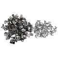 100 Stainless Steel Wire Clips for Outdoor Projects (No specific make/model)