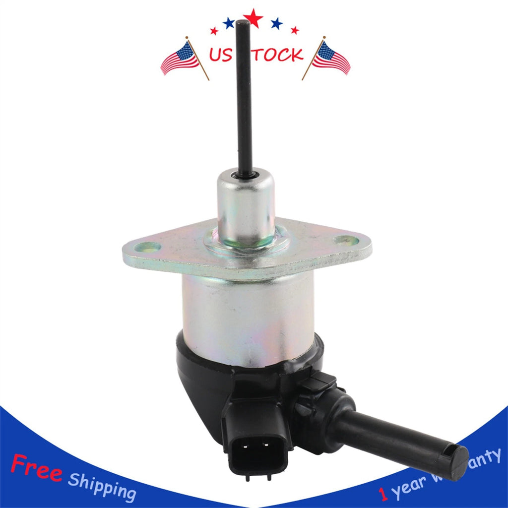 Fuel Stop Solenoid for Kubota 2800 3200 Bobcat S150 S160 S175 (12V)
