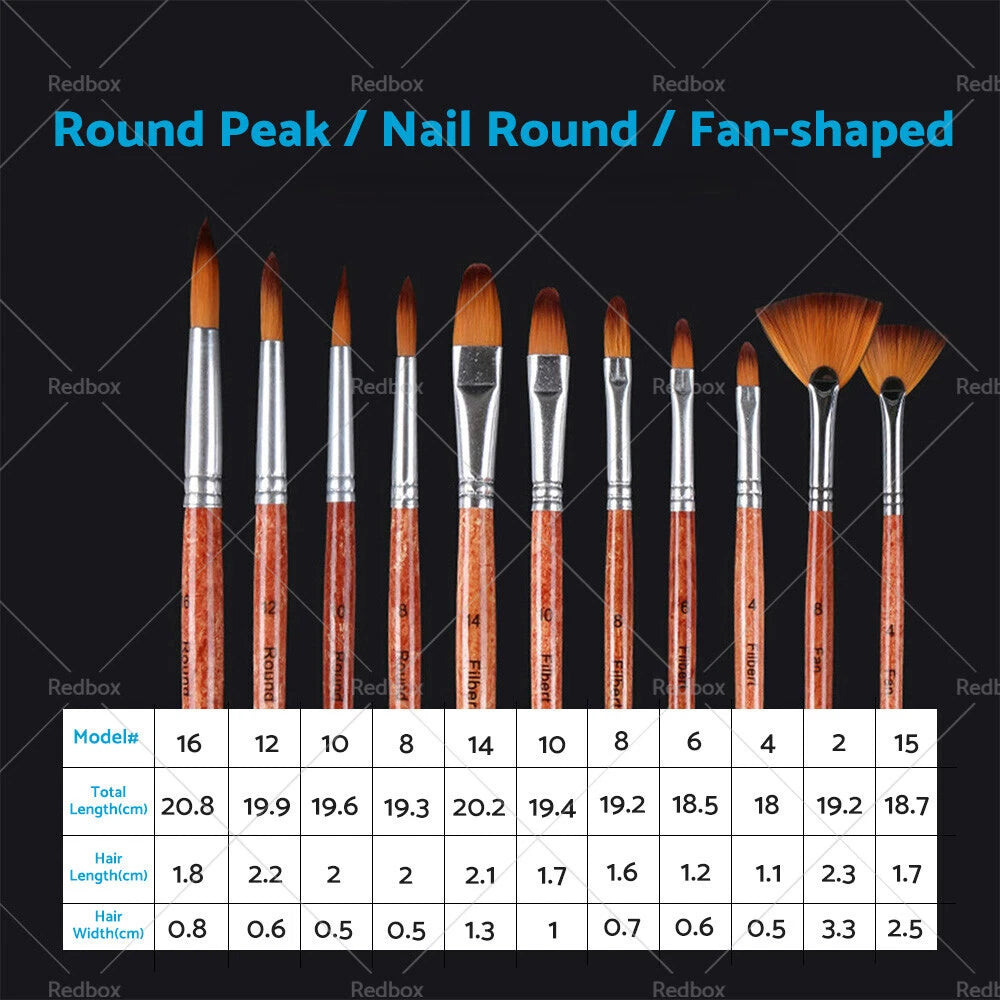 25 Pcs Paint Brushes Set for Artists with Case