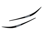 Set of 2 Black Front Headlight Eyelid Eyebrow Trims for BMW 3 Series G20 G28 (2019–2021)