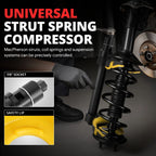 Spring Compressor Tool Set for Universal Applications (265mm, 5512 lbs Capacity)