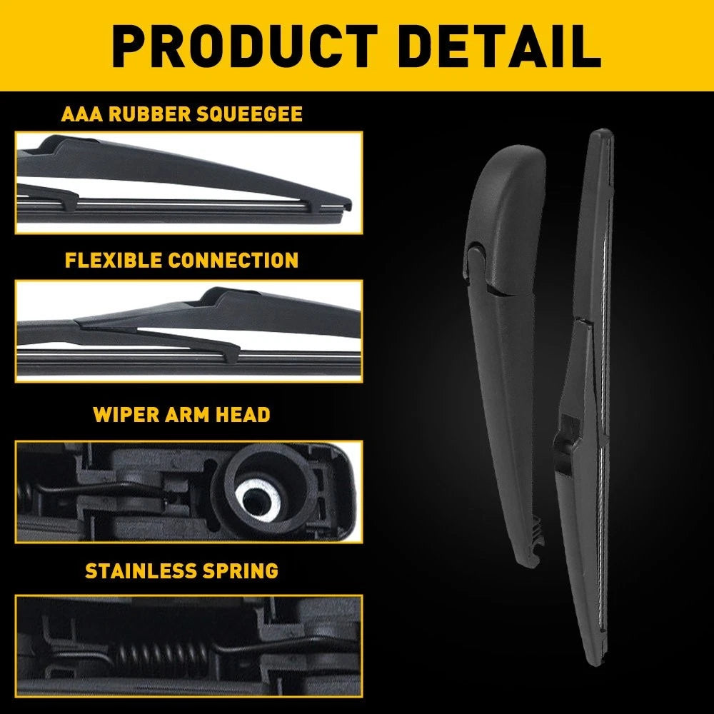 Rear Windshield Wiper Blade and Arm for Toyota Highlander (2020–2022)