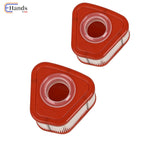 Set of 2 Air Filters for Briggs & Stratton (595853, 597265, 115P02, 115P05, 123P02, 123P07)