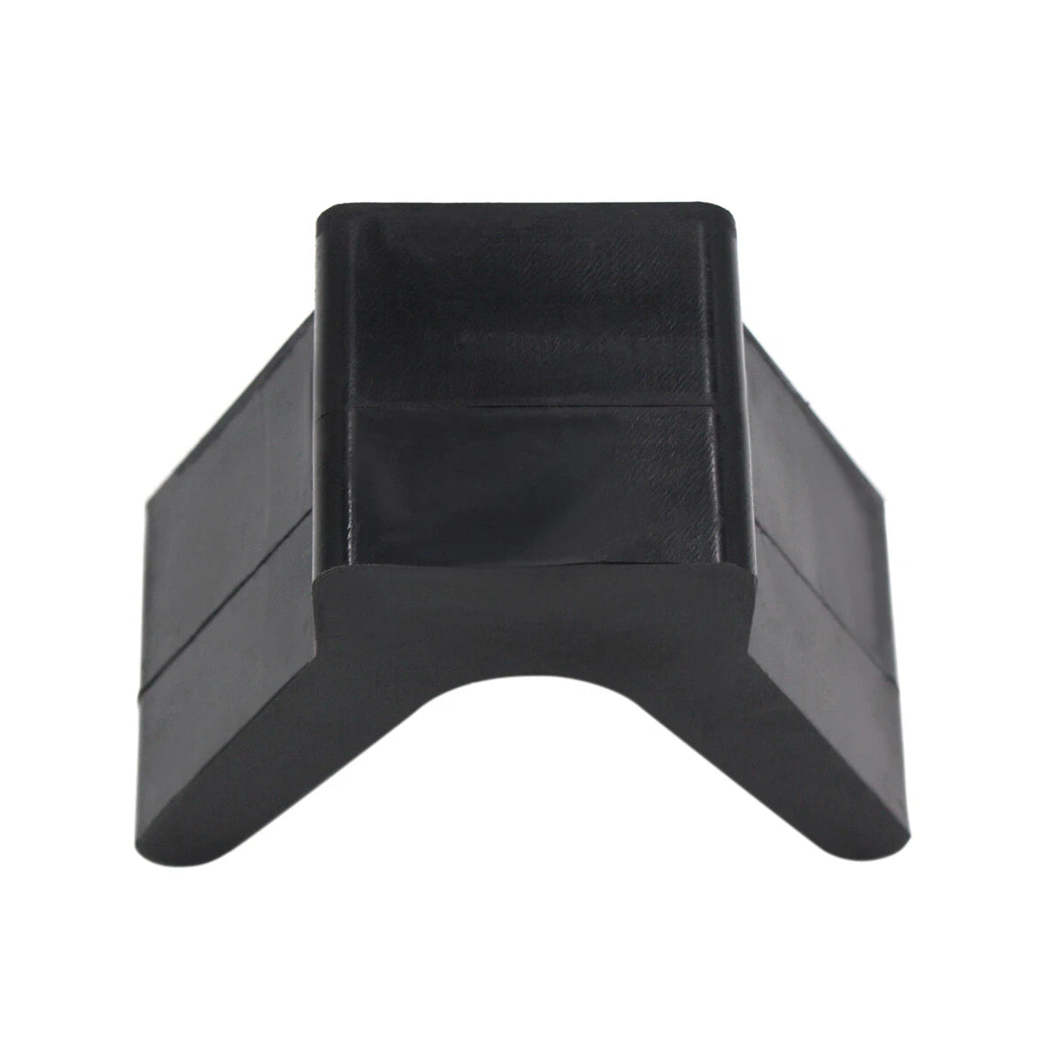 2 Inch V Bow Stop for Boat Trailer - Black Molded Rubber