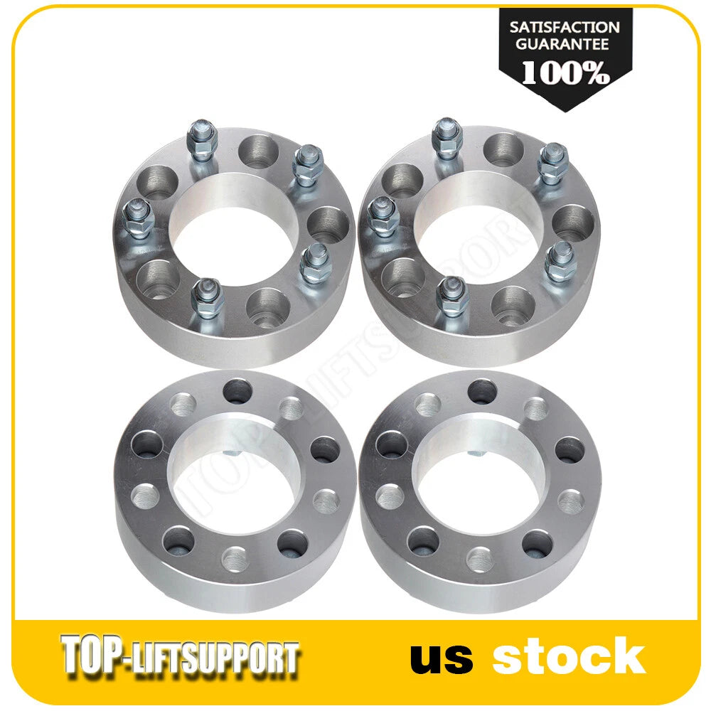 Set of 4 Wheel Spacers 2 Inch 5x5 for Jeep Wrangler Unlimited, Grand Cherokee