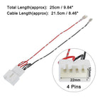2 Pcs Speaker Connector Wire Harness Adapter for Mazda Ford 