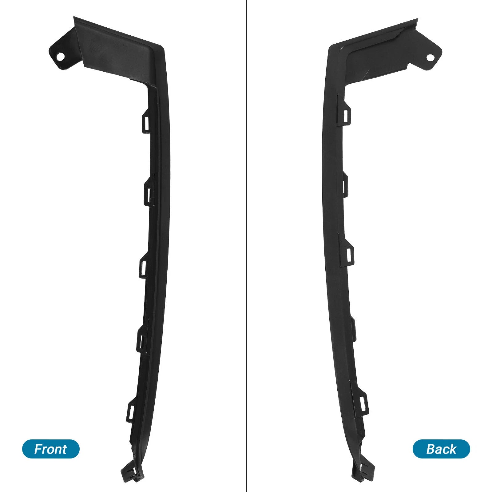 Set of 2 Primed Bumper Trims for Honda Accord (2018–2021)