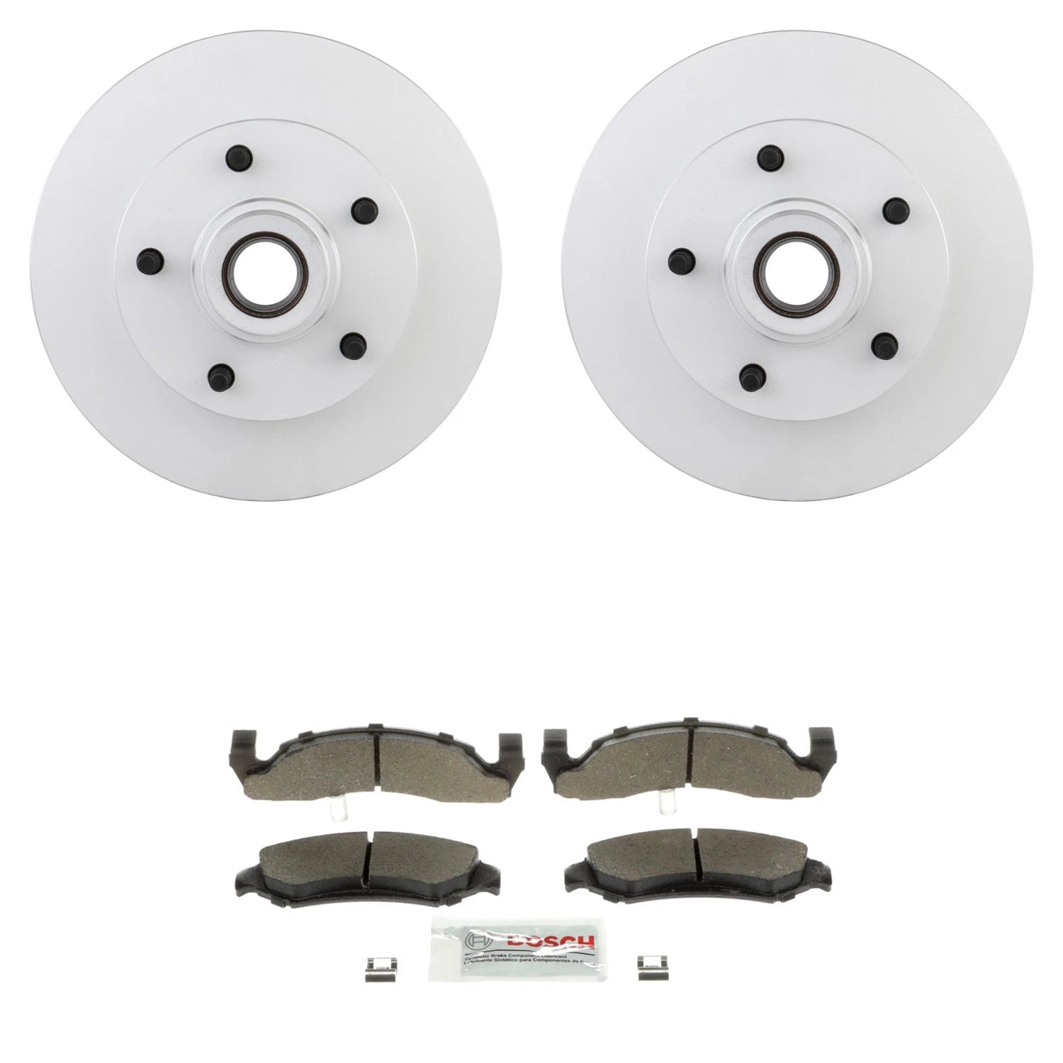 Bosch Front 298mm Rotors & Ceramic Disc Brake Pad Kit for Ford F-150 (2015–2020)