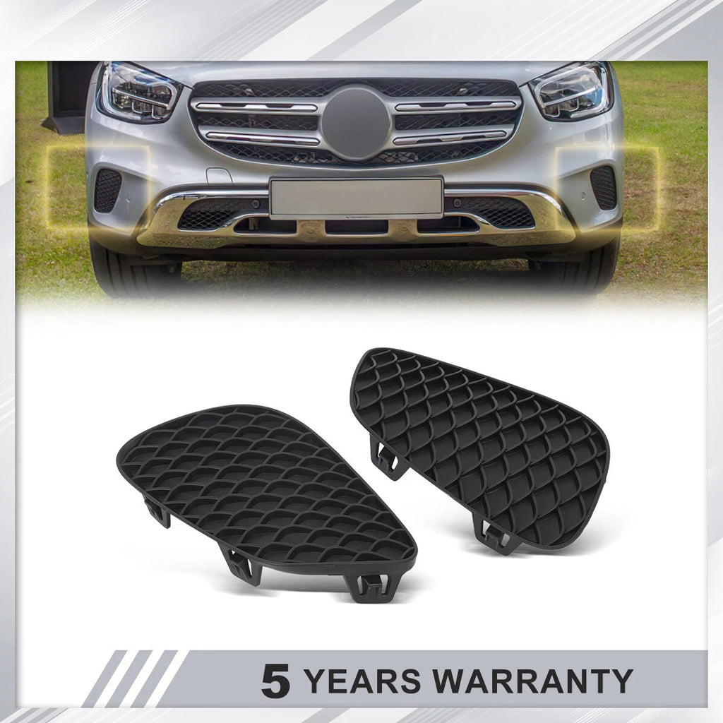 Front Bumper Grille Cover for Mercedes Benz GLC300 GLC350e GLC43 AMG (2016–2023)