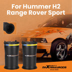 2X Rear Air Shock Suspension Spring Bag for Hummer H2 (2004-2009)