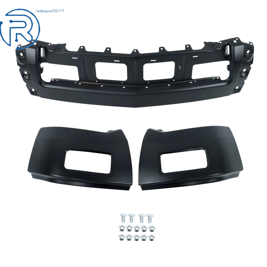 Black Split Front Bumper for Chevy Silverado 1500 (2014-2015)