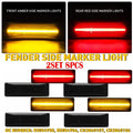 8X Smoke LED Side Marker Light for Dodge Ram 1500 2500 3500 (1994–2002)