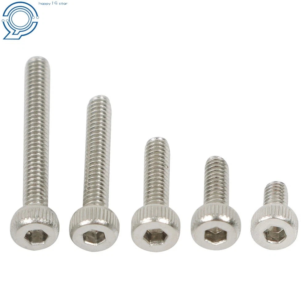 Set of 1440 Metric Bolts with Nuts 304 Stainless Steel Hex Socket M2 M3 M4