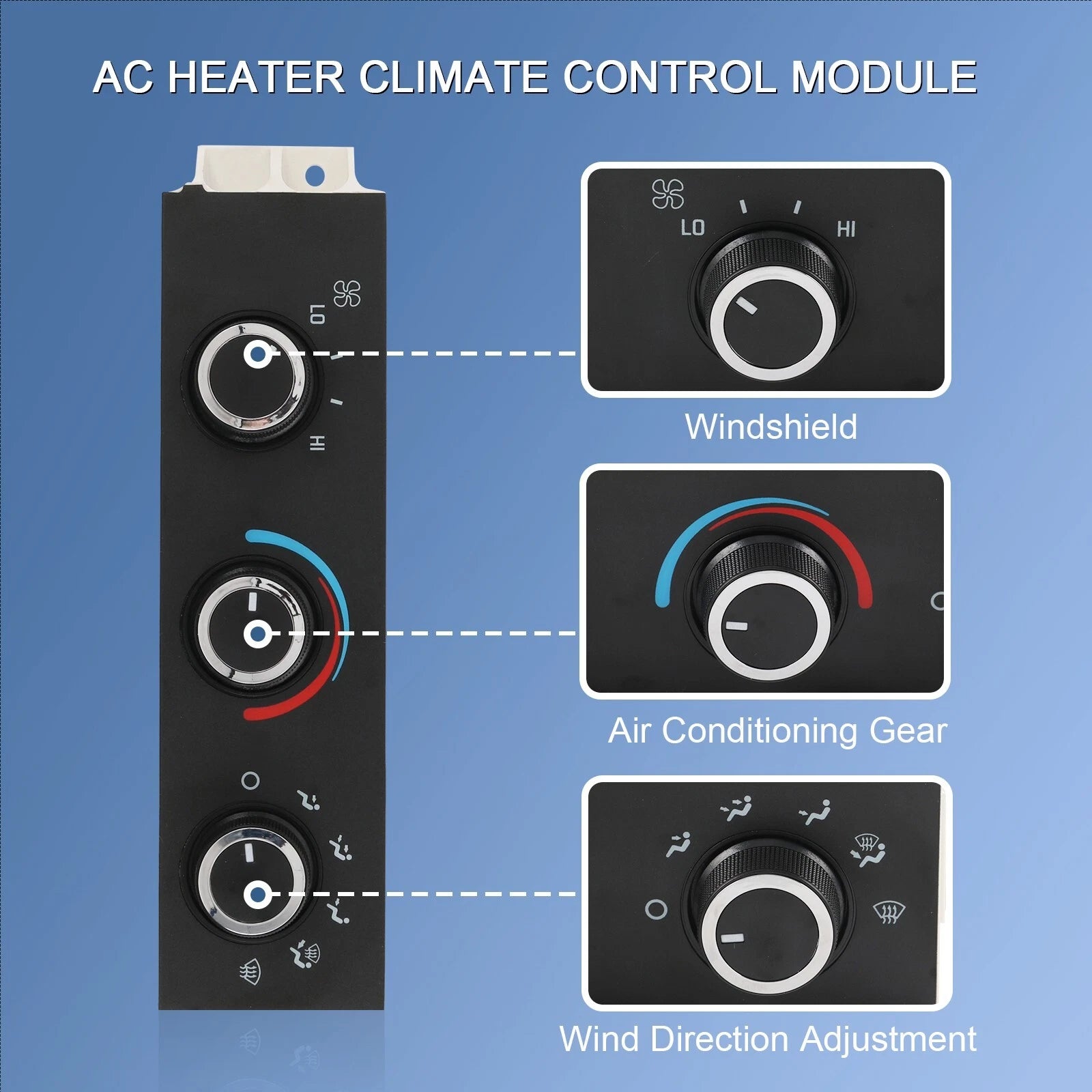 Climate Control Unit for Chevy Express Van/Savana 3500/2500 (2003-2023)