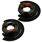 Set of 2 Rear Brake Dust Shield Backing Plates for Ford F250 F350 Excursion (1999–2007)