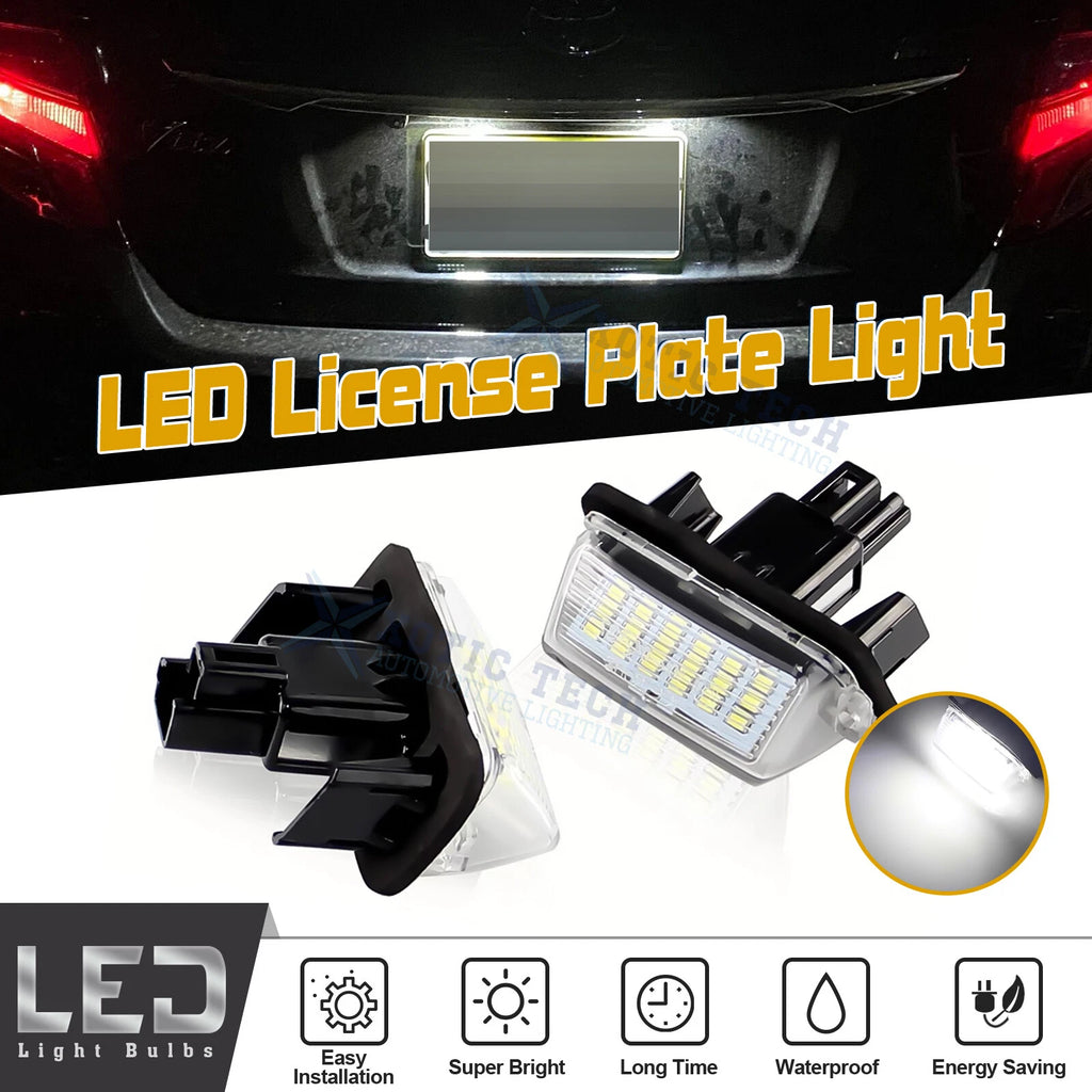 SMD LED License Plate Light for Toyota Camry Highlander Avalon (2012-2024)