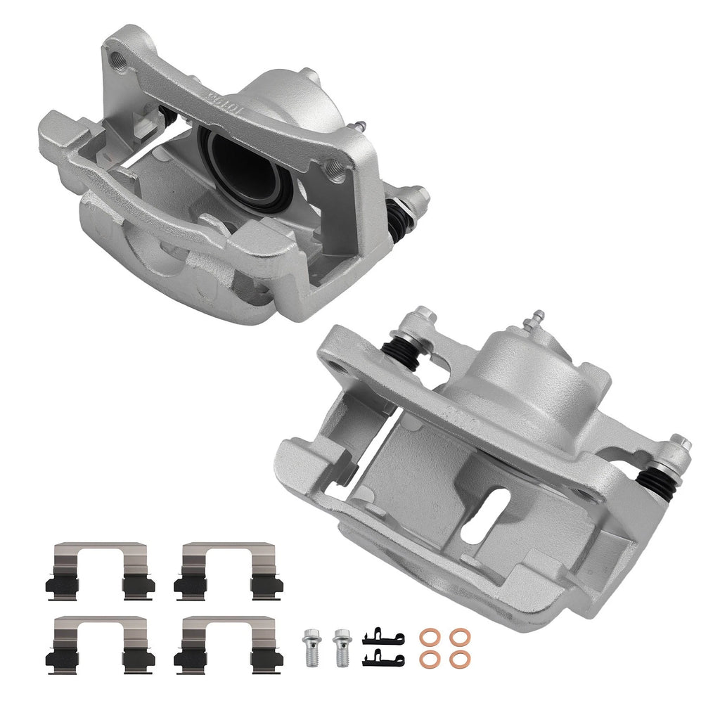Front Disc Brake Calipers w/Bracket for Mazda CX-5 (2013–2022) 19-B7120 19-B7121