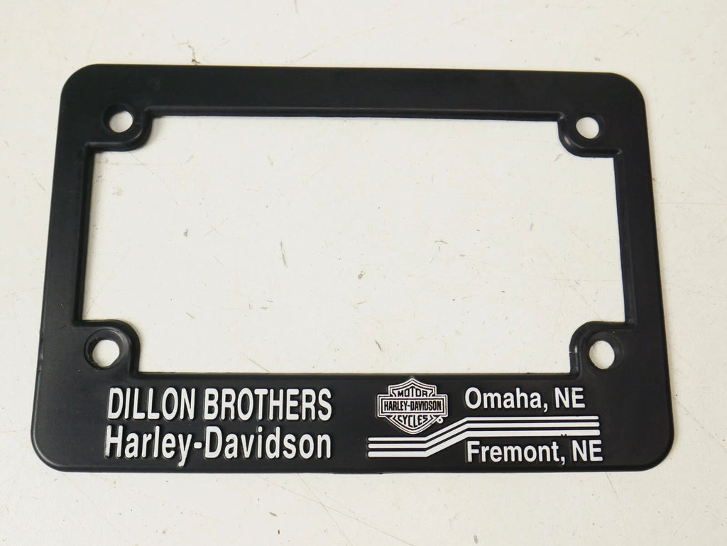 Black License Plate Cover for Harley-Davidson