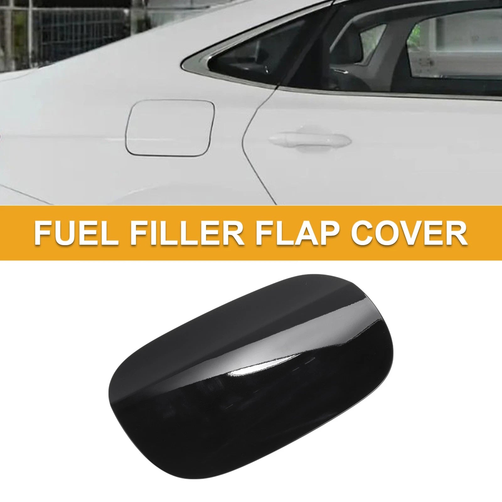 Fuel Tank Door Cap for Mercedes-Benz E200 (2015–2019) Clip Type No.A2056304404 ABS