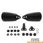 Black Handlebar Hand Guards for Harley Softail Deluxe (2018-2023)