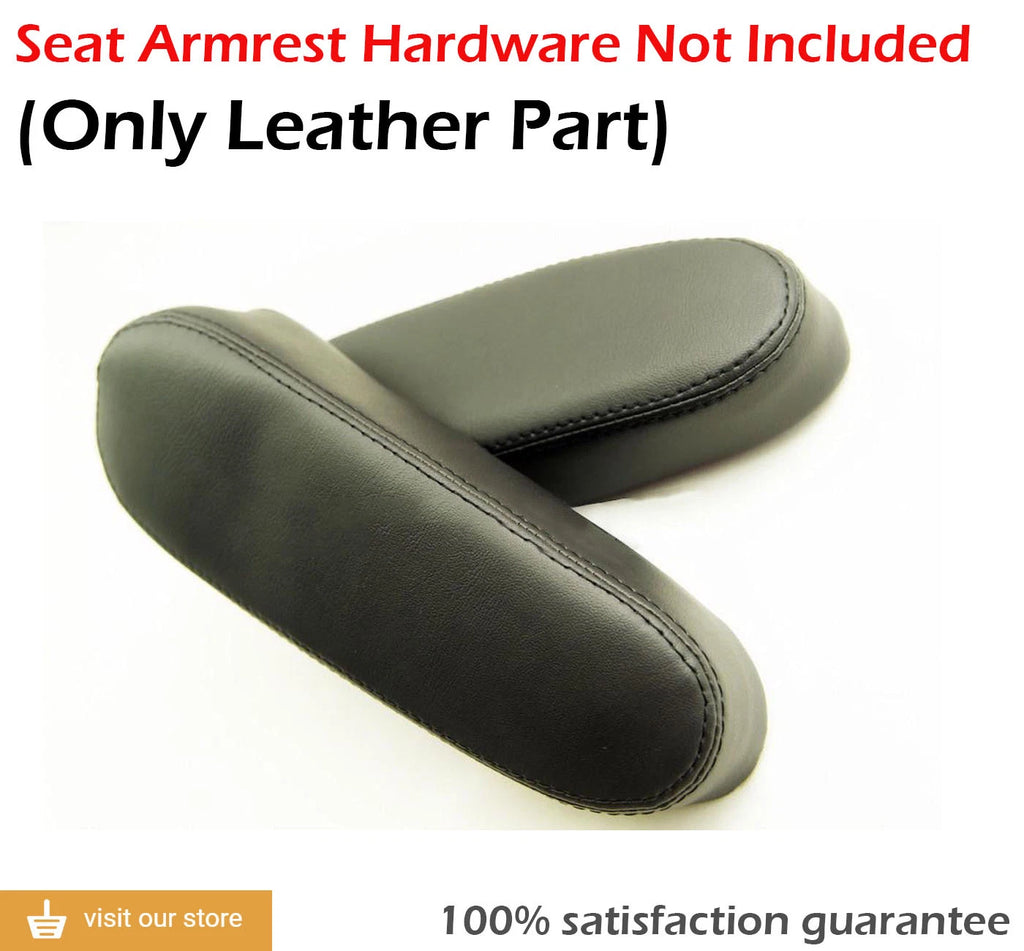 Front Seat Armrest Cover for Toyota Highlander (2001–2006) Black Leather