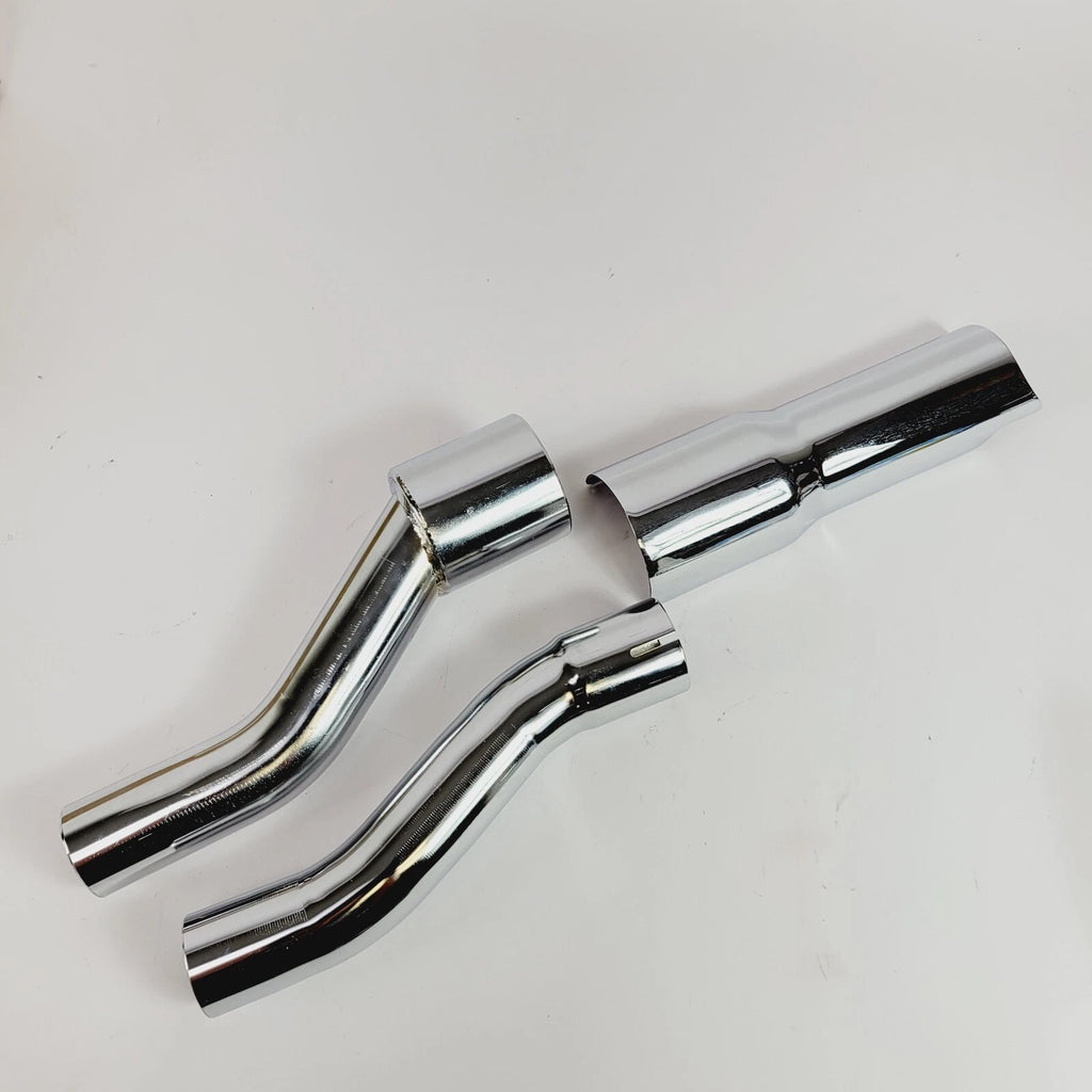 Muffler Adapter Kit for Harley Trike (2017–2024) - Chrome 1802-0387