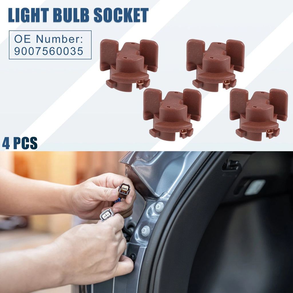 Set of 4 Car Light Bulb Socket No.9007560035 for Toyota 4Runner (2010–2013)