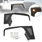 Steel Fender Flares Armor Guard w/Light for Jeep Wrangler TJ (1997–2006)
