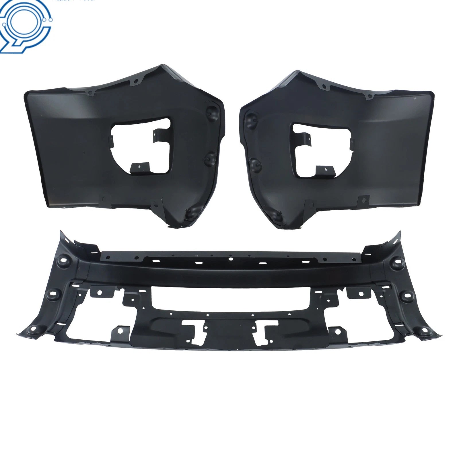 Black Front Bumper for GMC Sierra 2500 HD 3500 HD (2015–2019)