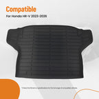 Cargo Liner Trunk Mat for Honda HR-V (2023–2025) All Weather Waterproof Black