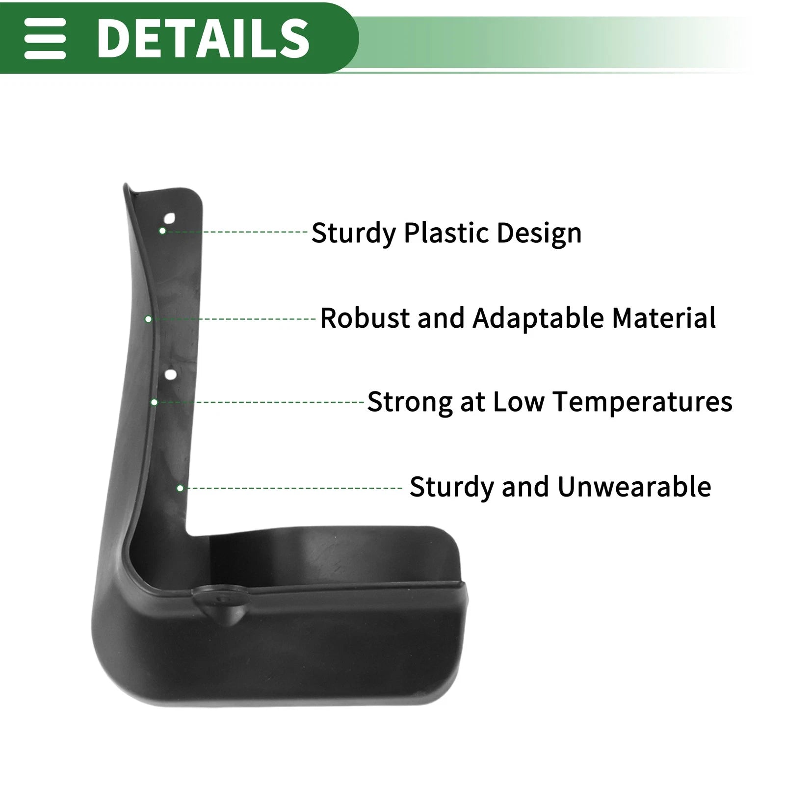 Mud Flaps Splash Guards Set of 4 for Honda Jade (2013–2016)