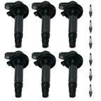 6X Ignition Coil & Spark Plug for Ford Mustang MKX Taurus (2017-2018)