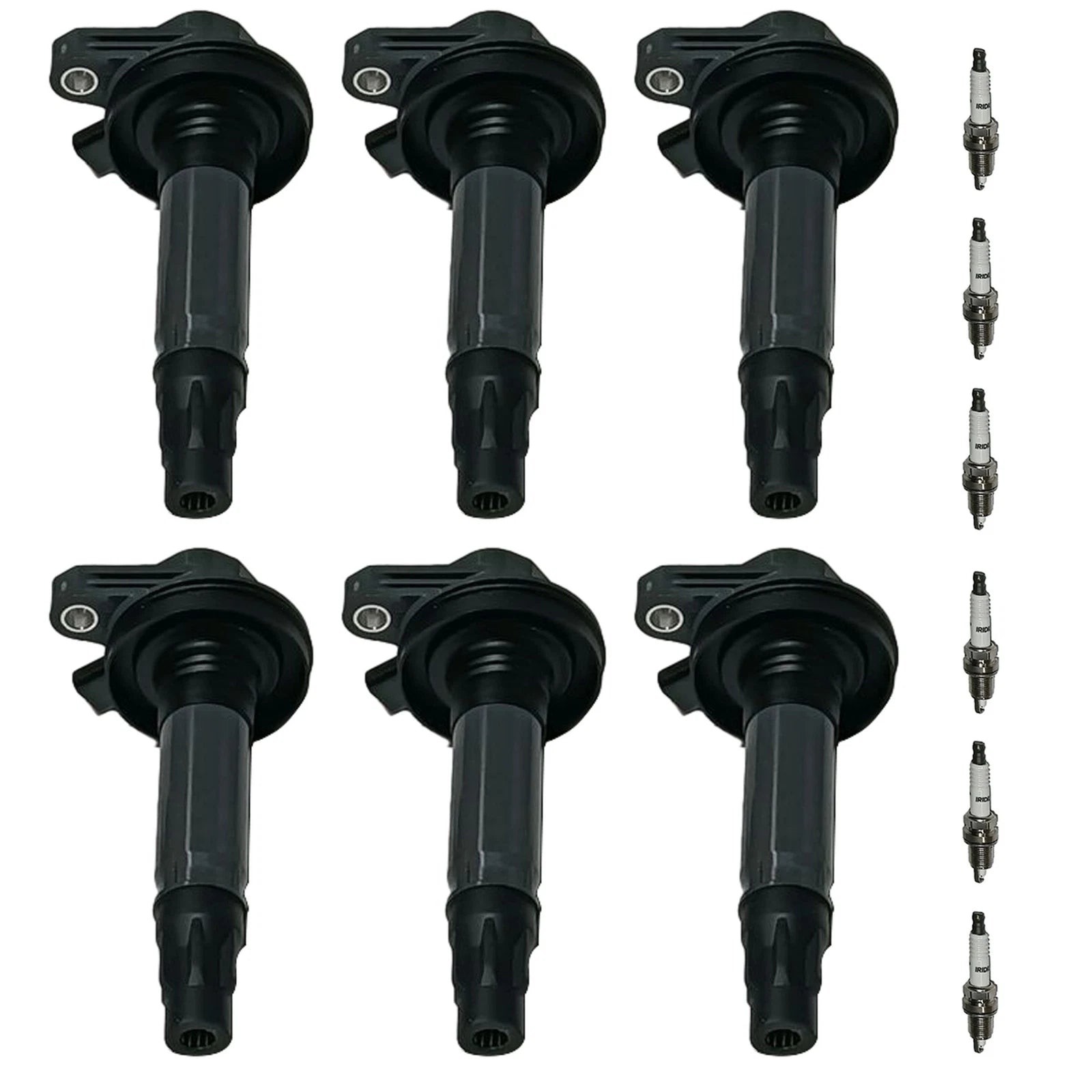 6X Ignition Coil & Spark Plug for Ford Mustang MKX Taurus (2017-2018)