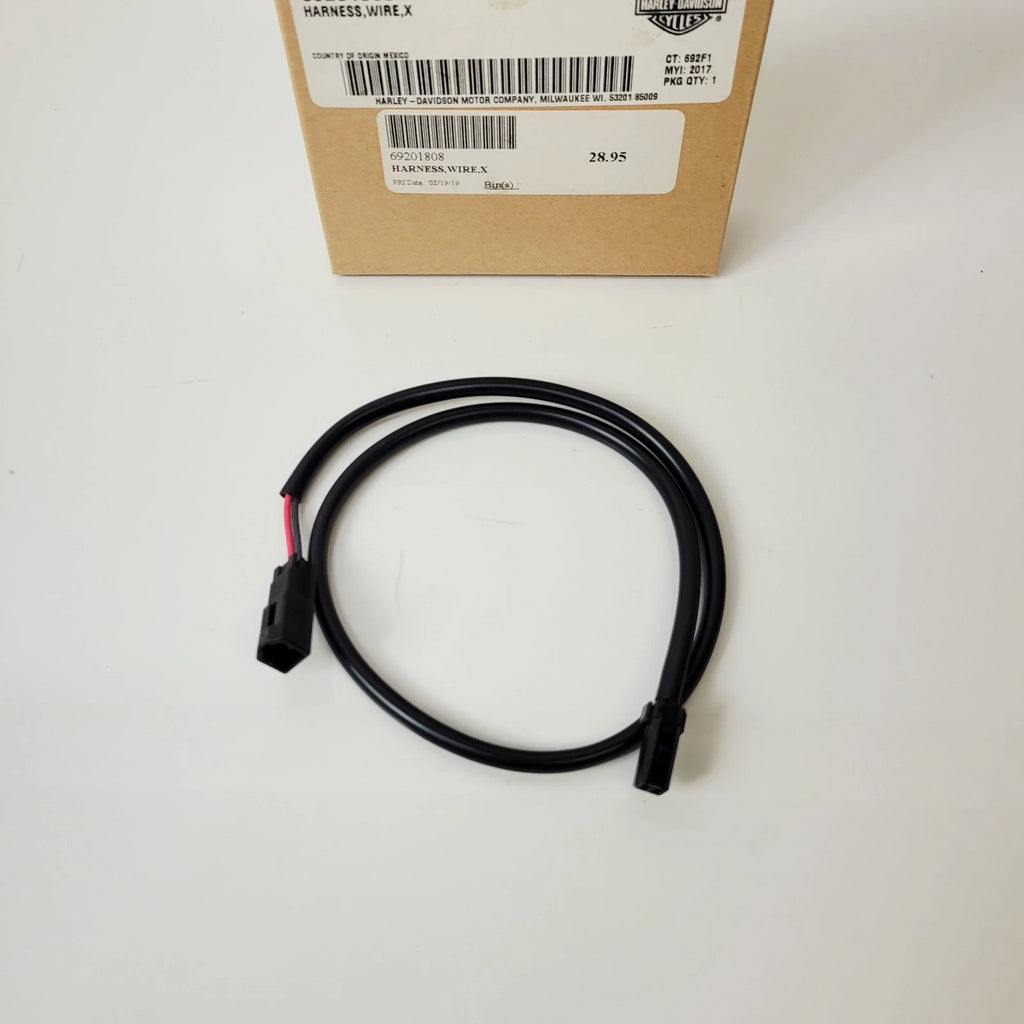 Heated Grip Power Ground Jumper Harness for Harley-Davidson (OEM 69201808)