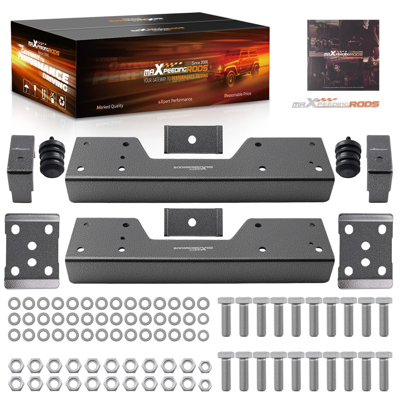 C-Notch 6" Rear Lowering Flip Kit for Chevy Silverado C1500 (1988–1998)