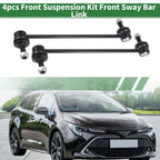 Set of 4 Front Suspension Kit Sway Bar Link Lower Ball Joint for Toyota RAV4 